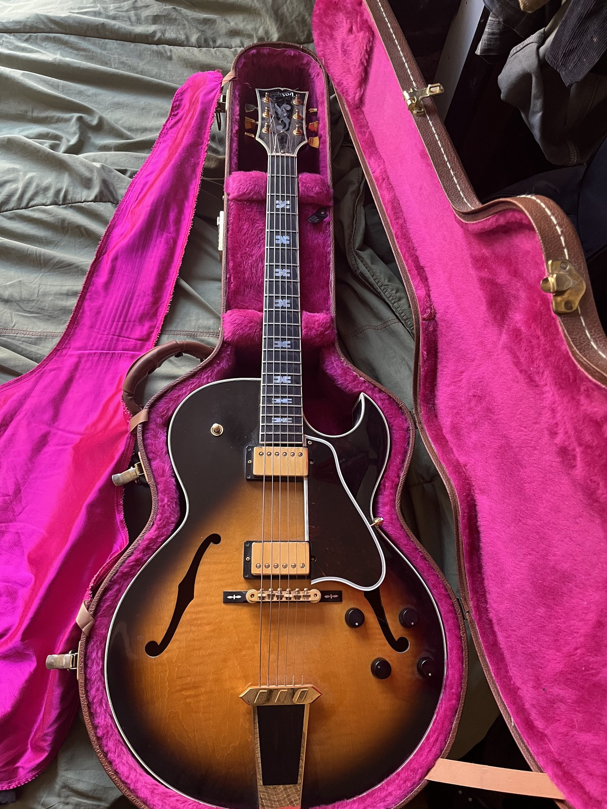 RARE! 1990 Gibson ES-775 Archtop Hollowbody Guitar Figured Sunburst + OHSC