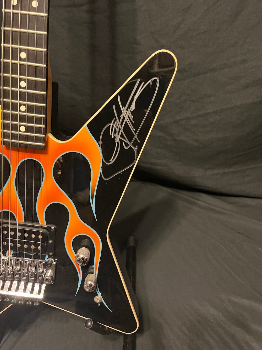 1983 Charvel USA Star Guitar Hot Rod Flame Owned by Paul Stanley of Kiss W/OHSC