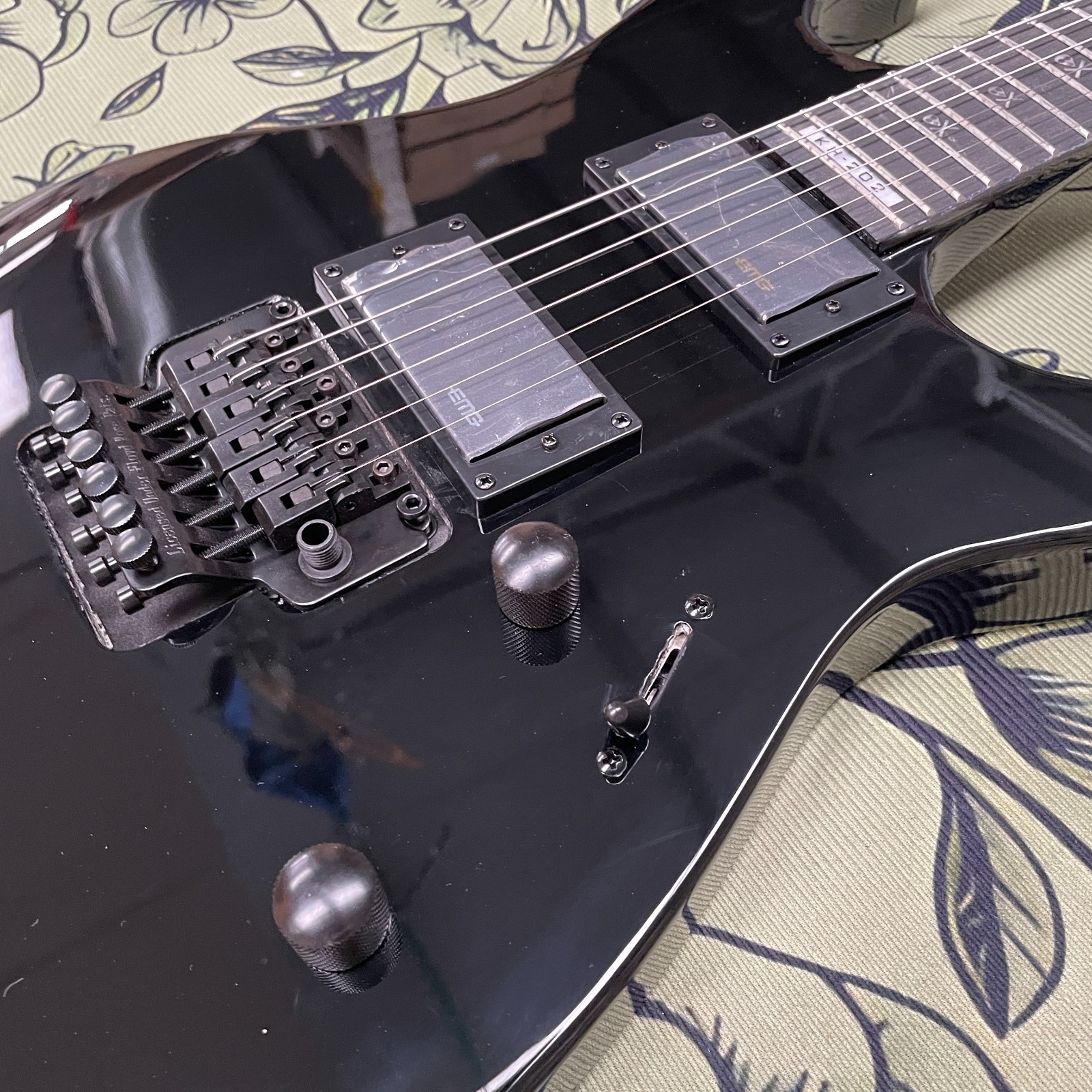 Active KH-202 Kirk Hammett Sige Electric Guitar Rosewood Fingerboard Black F/S