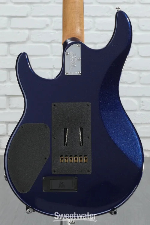 Ernie Ball Music Man Luke 4 HH Electric Guitar – Butane Blue with Rosewood