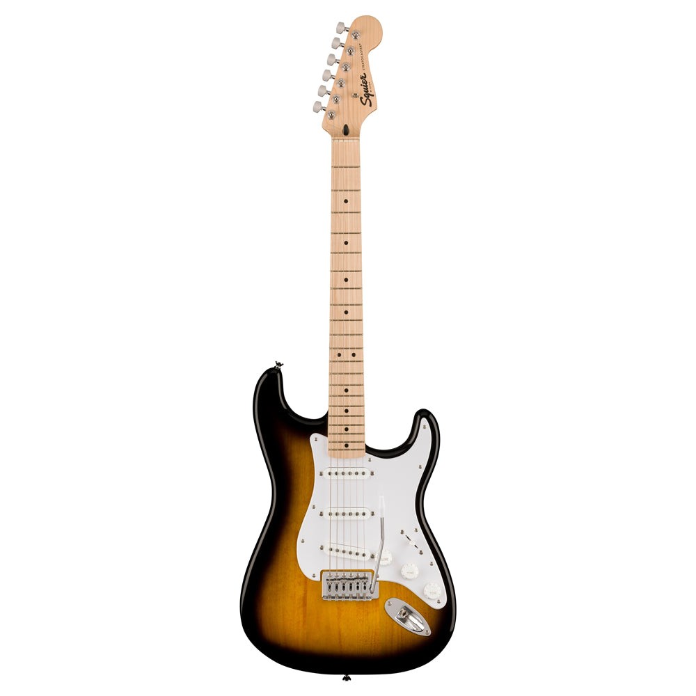 Squier Sonic Stratocaster Electric Guitar – 2-Color Sunburst with Maple