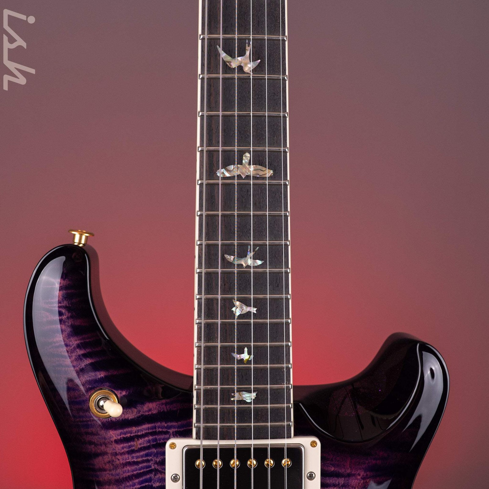 PRS McCarty 594 10-Top Sprayer’s Choice Purple Hollowflake Back/Neck