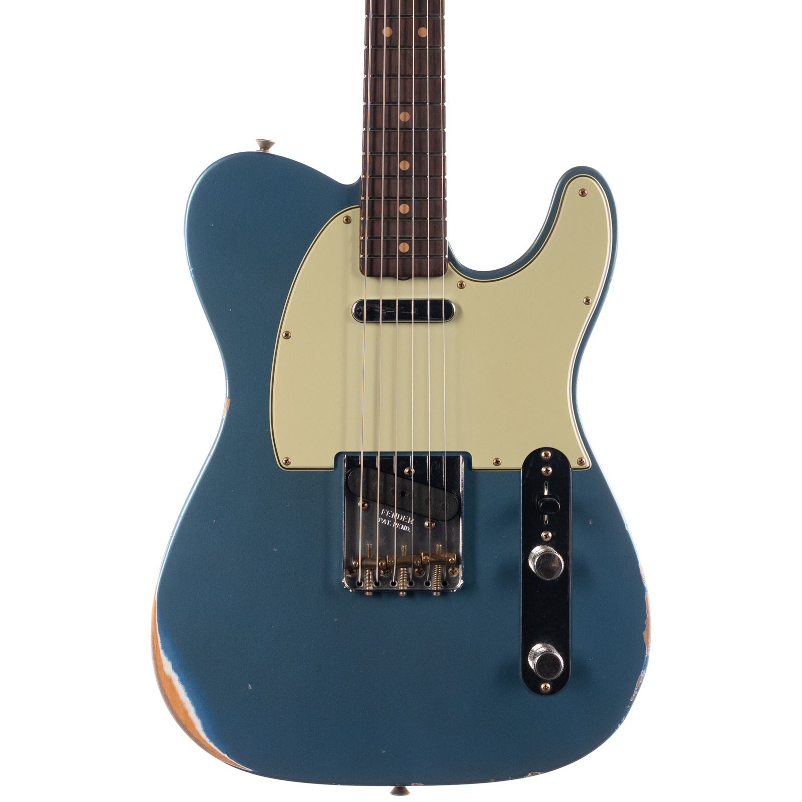 Fender Custom Shop 1963 Telecaster Relic Aged Lake Placid Blue (559)