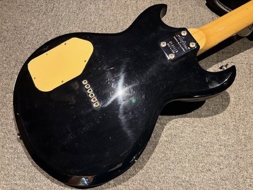 Aria Pro II CS-350 Black Electric Guitar W/Hard Case Shipping From Japan