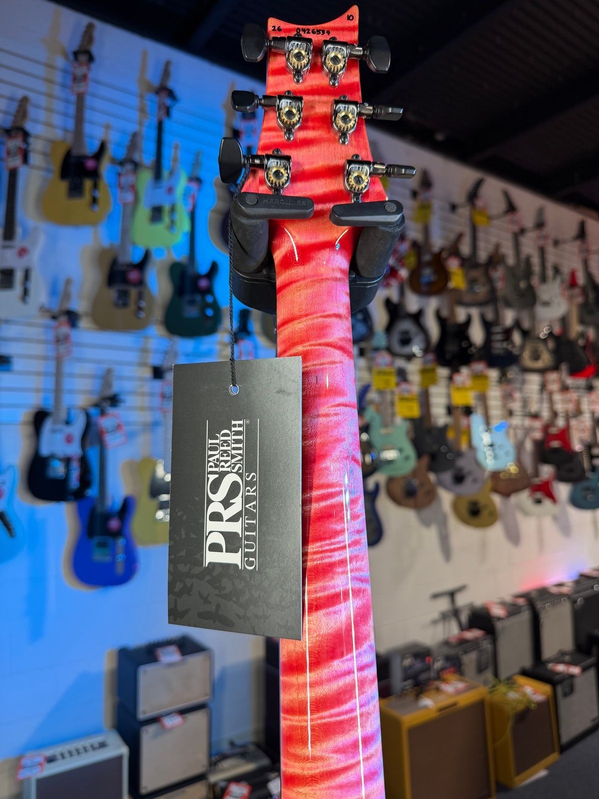 PRS Limited Custom 24-08 Stained Neck – Private Stock Salmon #539, Ziricote