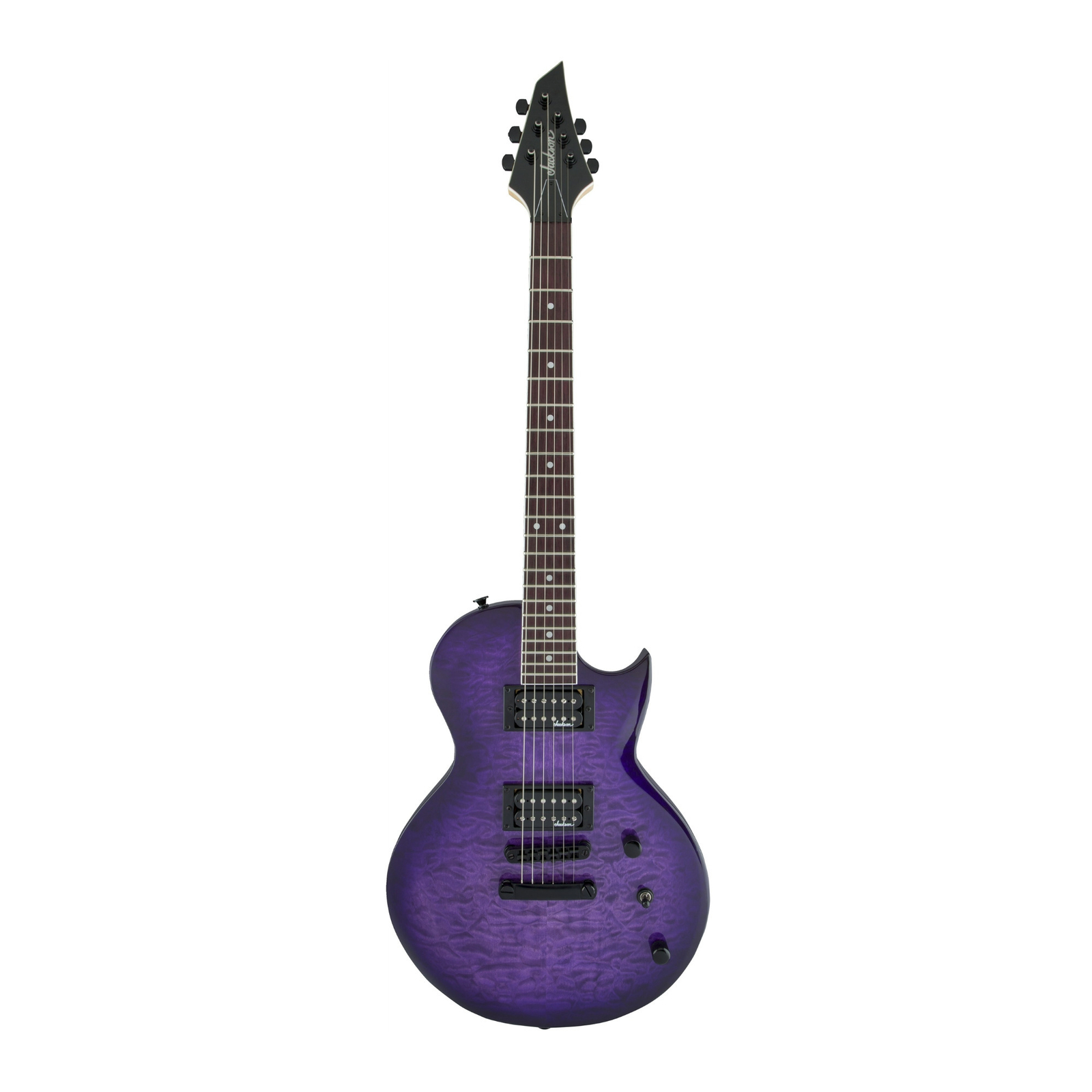 Jackson JS Series Monarkh SC JS22Q Electric Guitar Transparent Purple Burst