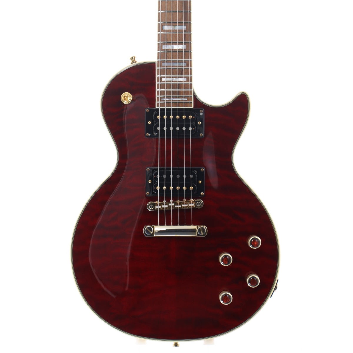 Epiphone Prophecy Les Paul Custom Plus GX Black Cherry [18051513192]