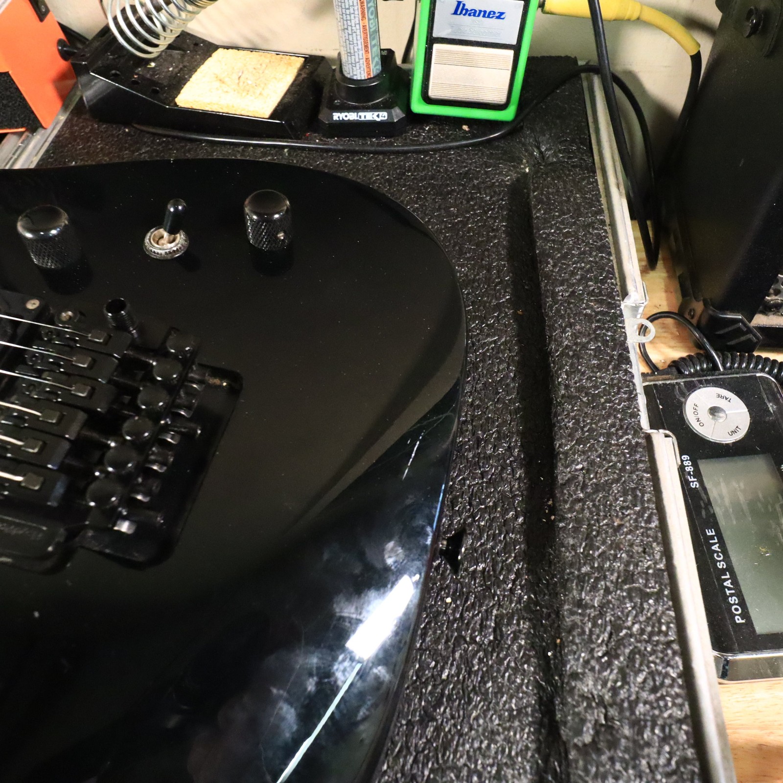 Charvel Predator Electric Guitar Black with Sharkfin Inlays 1991
