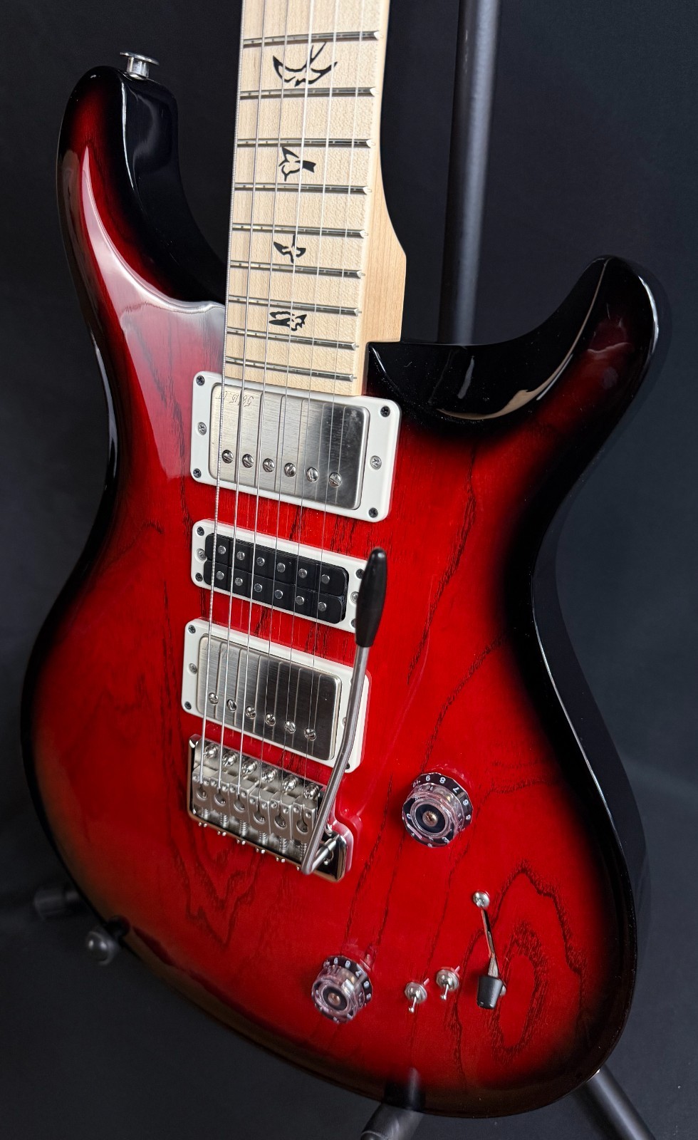 PRS Swamp Ash Special Maple Electric Guitar Scarlet Smokeburst w/ Gig Bag