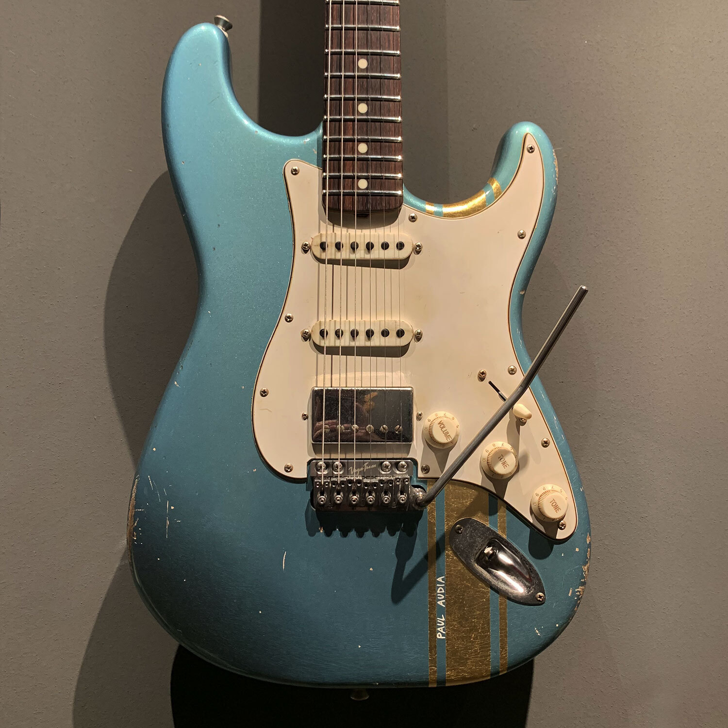 FRANCHIN Mercury guitar Paul Audia Signature Lake Placid Blue S-ty*MADE TO ORDER