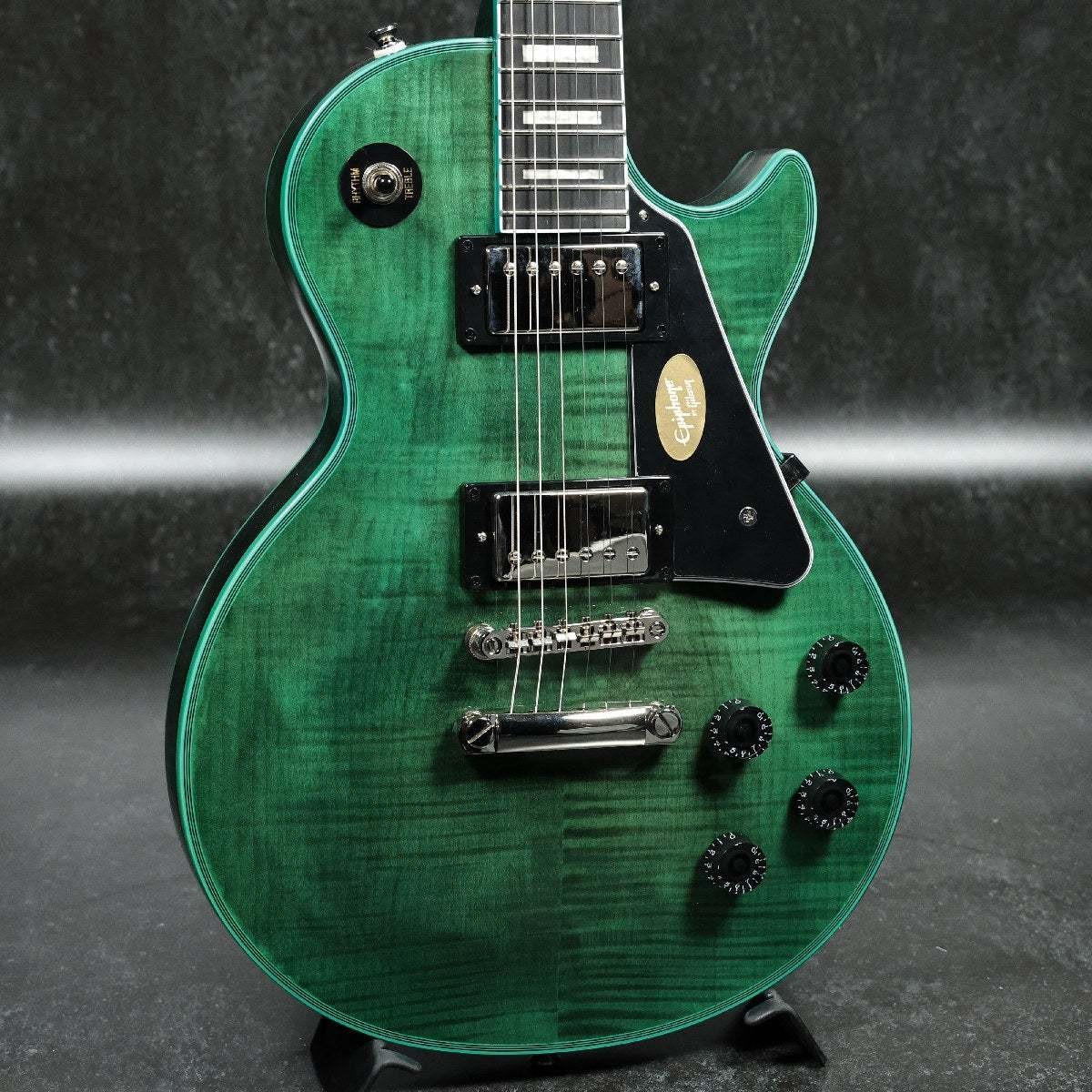 Epiphone Inspired by Gibson Les Paul Custom Widow Peacock #GG2x8
