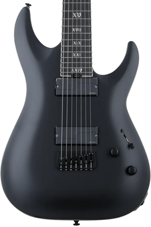 Schecter C-7 SLS Evil Twin – Satin Black