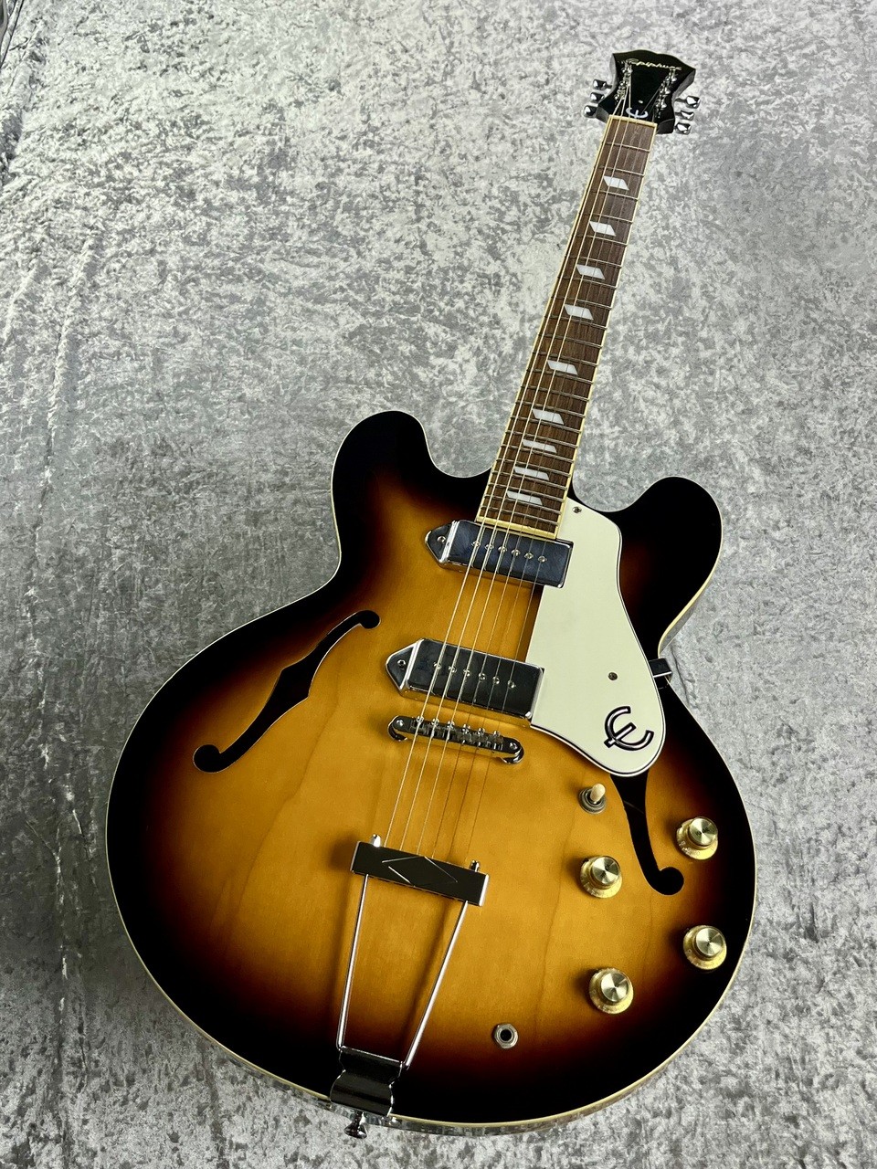 Epiphone Casino Vintage Sunburst Hollow Body Electric Guitar Used