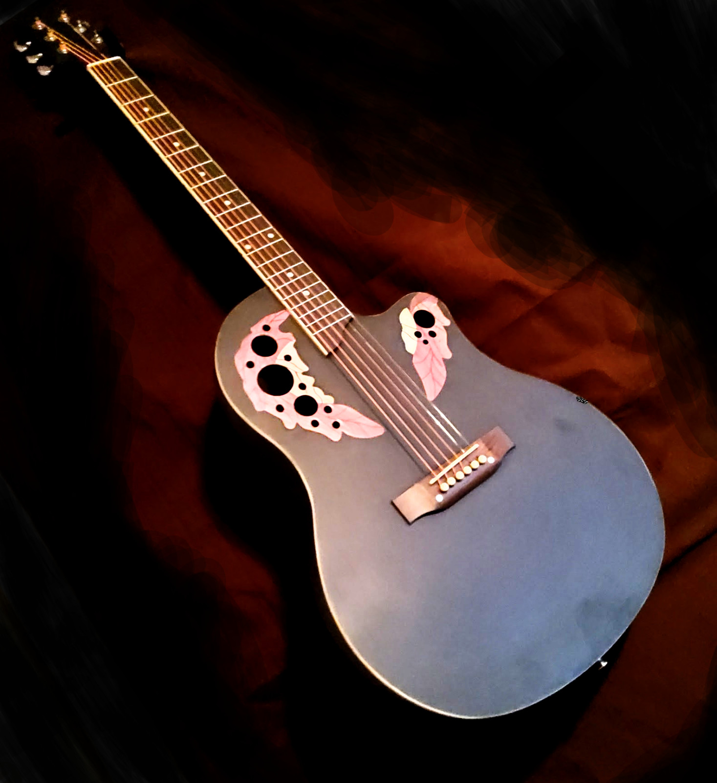 🎸FAST, FREE SHIPPING!🎸O Style Acoustic Guitar +Case/Bag +Strap +Picks!