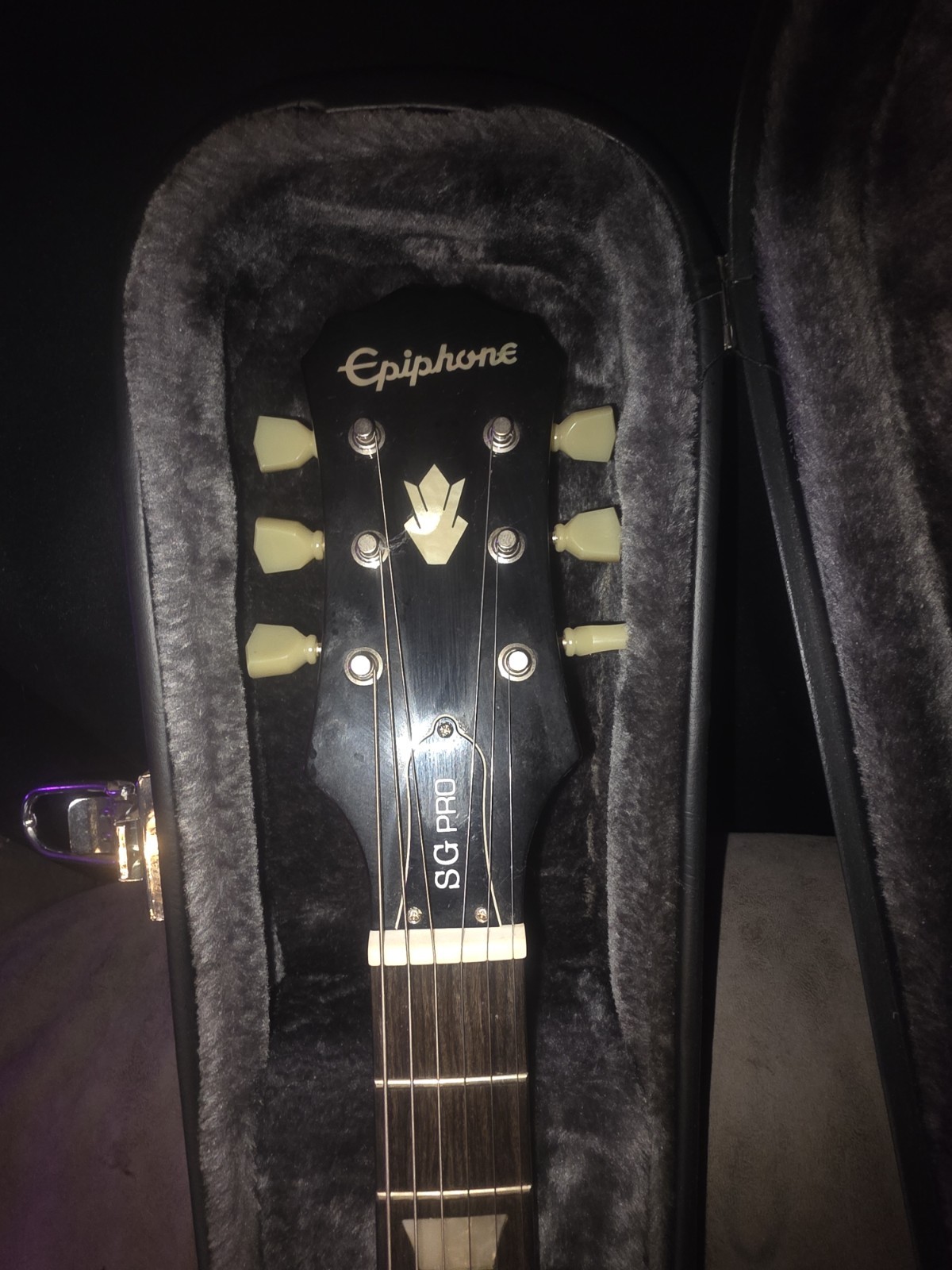 Epiphone SG Pro Red Solid Electric Guitar 6 String with Case
