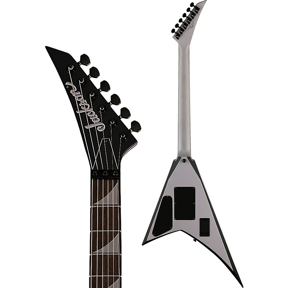 Jackson X Series Rhoads RRX24 Electric Guitar Battleship Gray with Black Bevels