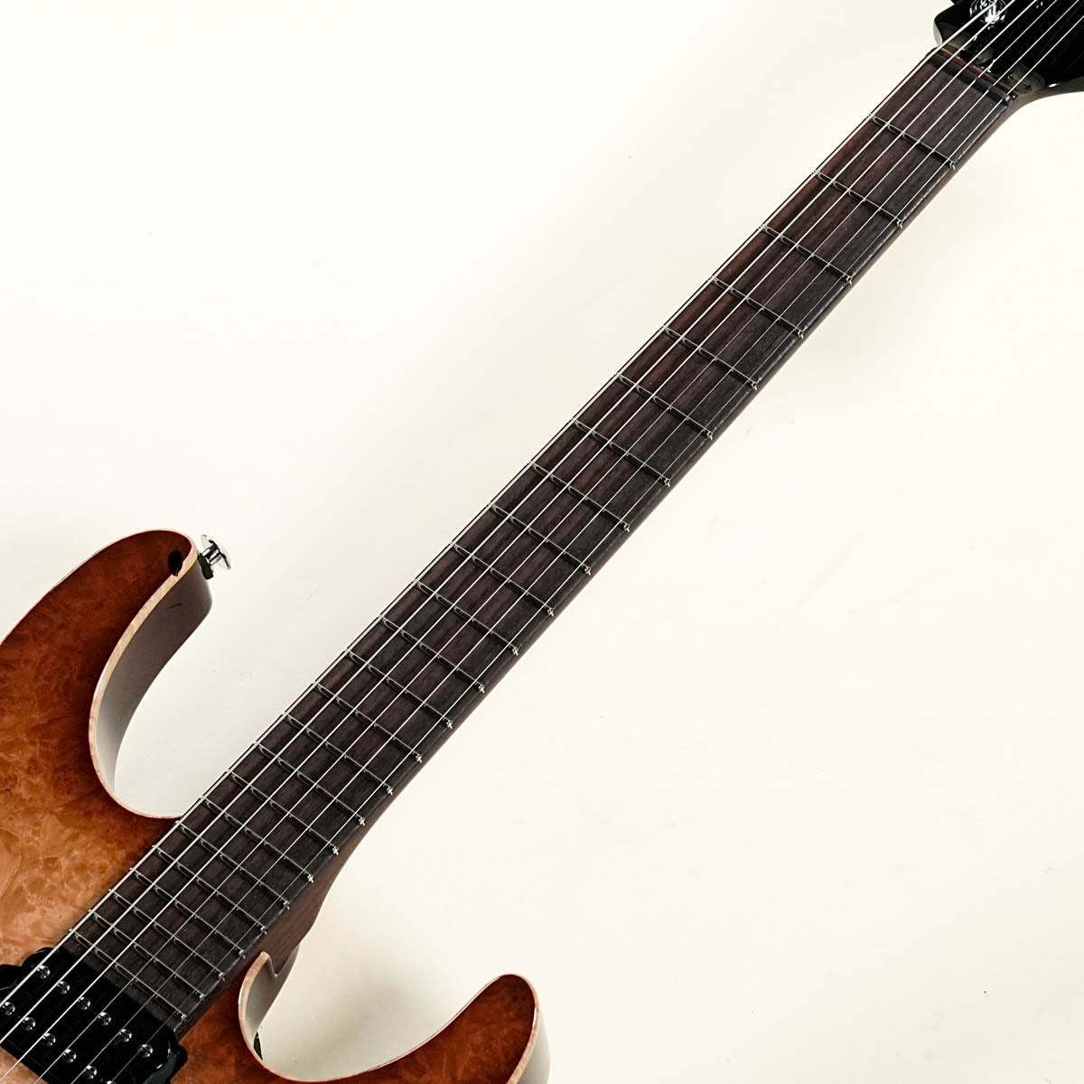 Suhr Custom Custom Modern Burl Maple Top Rosewood Neck Brown Burst