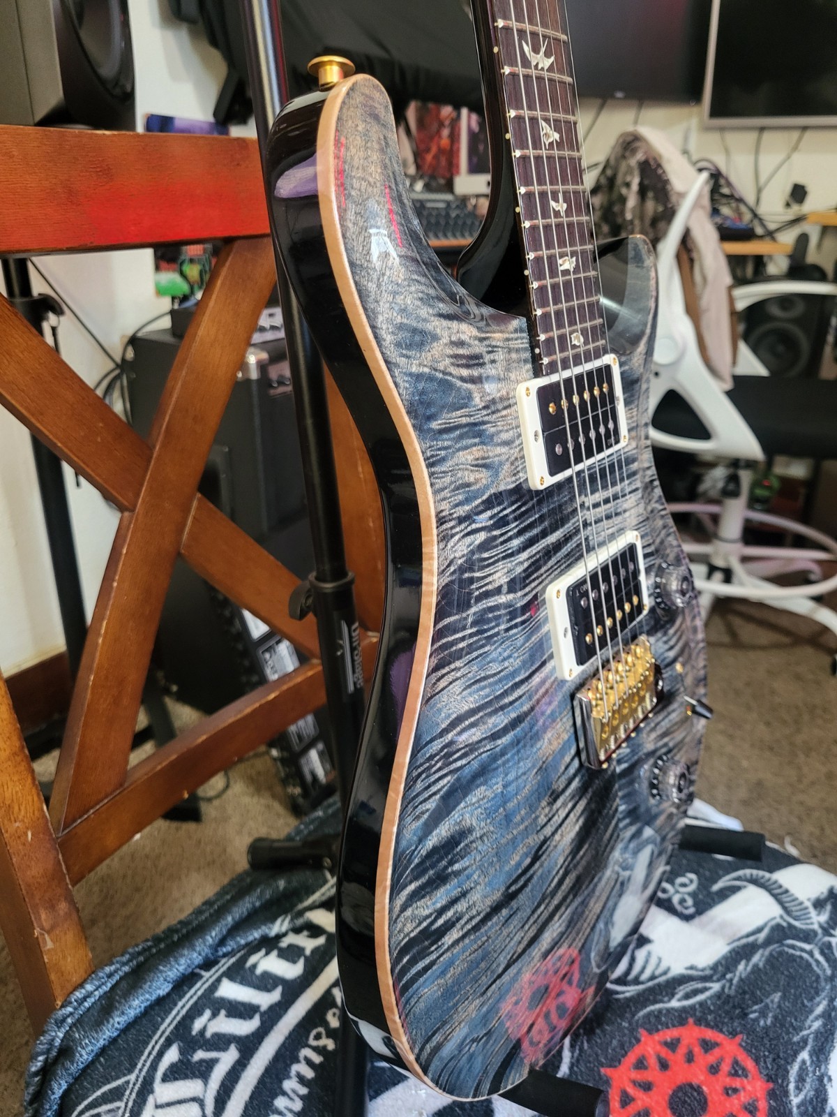 2026 PRS Custom 24 fret 10-TOP Electric Faded Whale Blue, Extremely ((☆MINT☆))