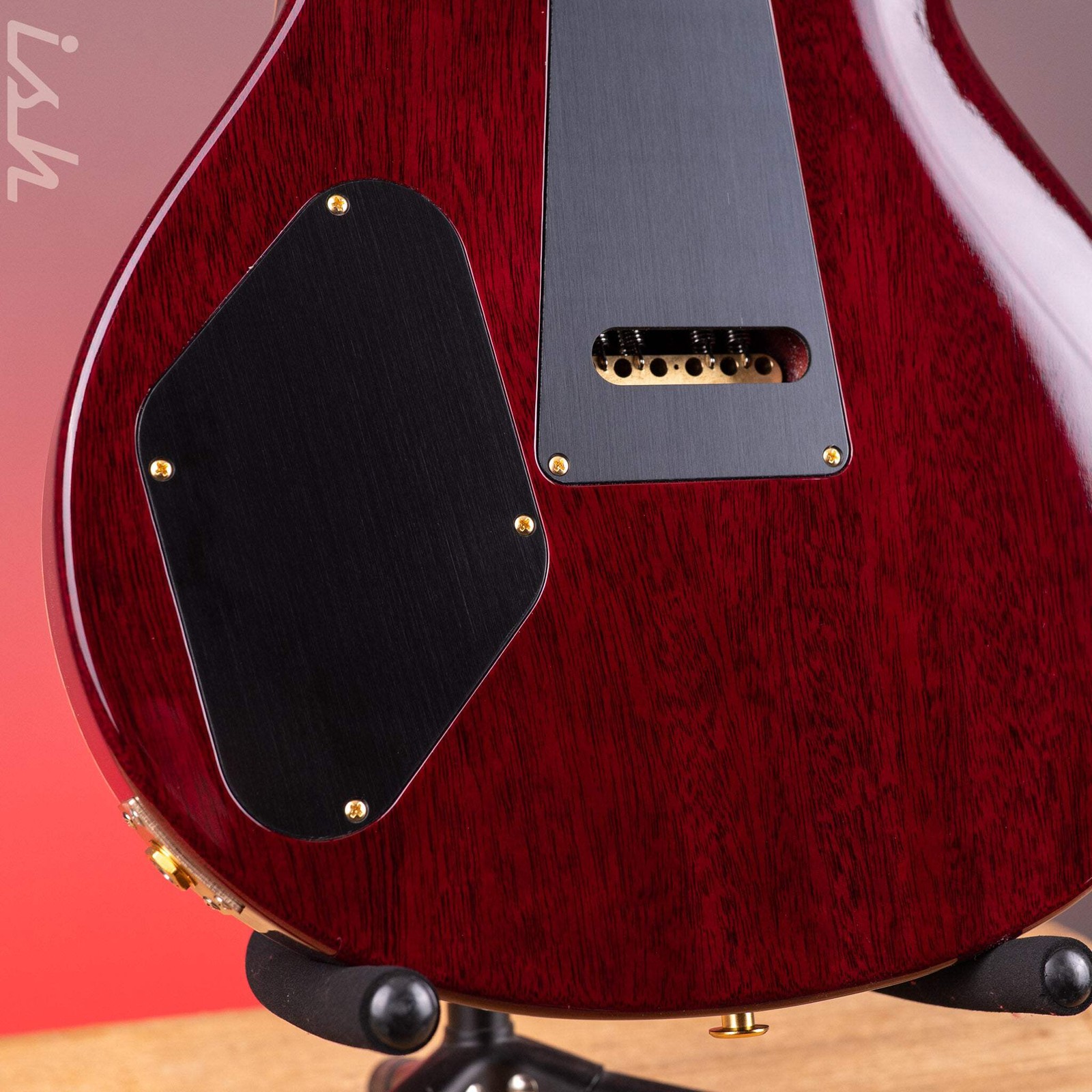 PRS Tremonti 10-Top Charcoal Purple Burst (Natural Binding)
