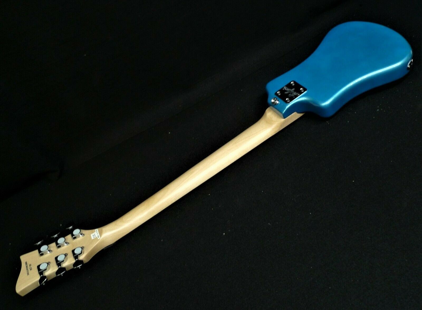 HOFNER HCT-SH-D-BL SHORTY DELUXE TRAVEL Electric Guitar 2 PICKUPS Metallic Blue