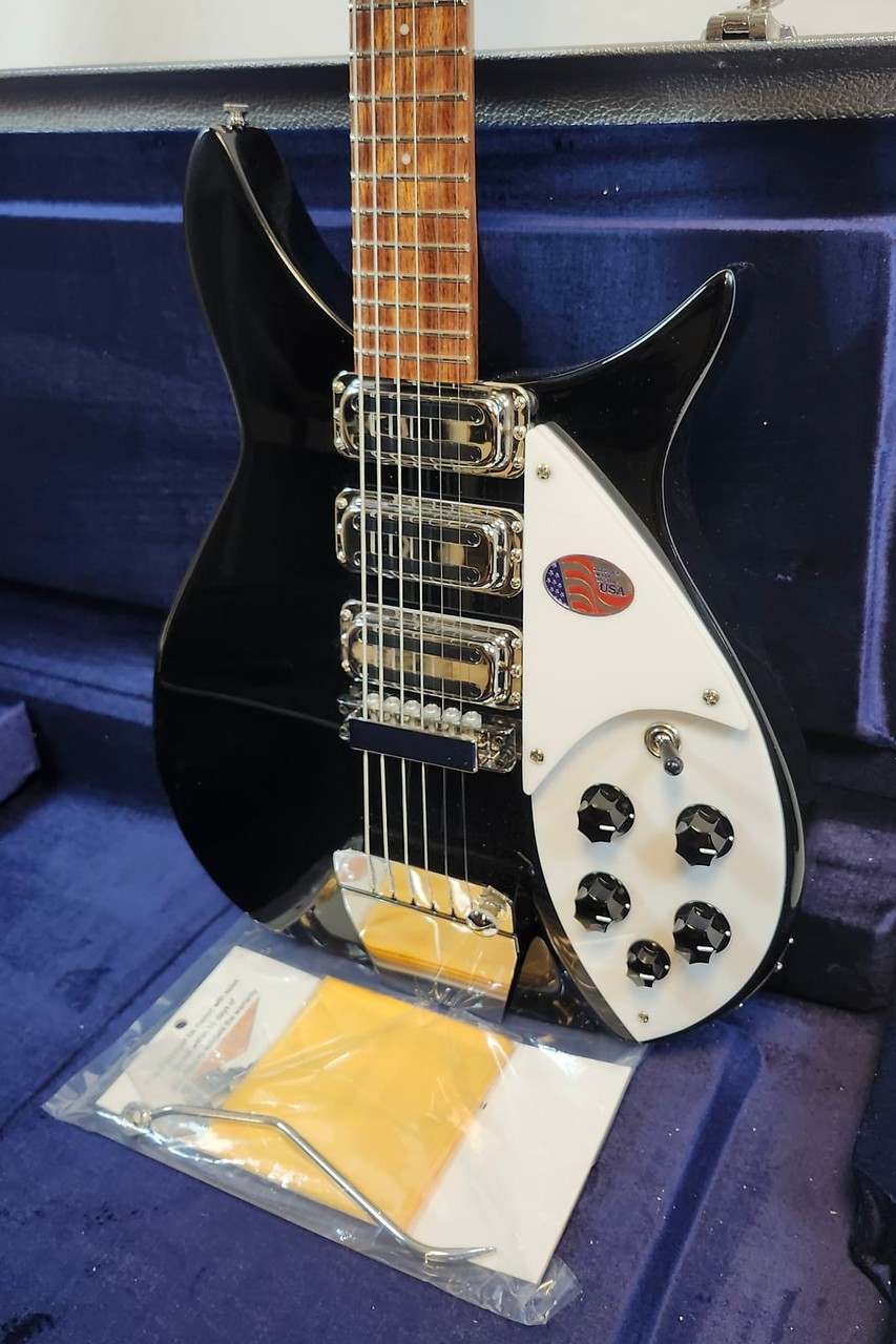 Rickenbacker 325C64 Jet Glo Miami, 3 Toaster Pickups, w/Vibrato, Short Scale,…