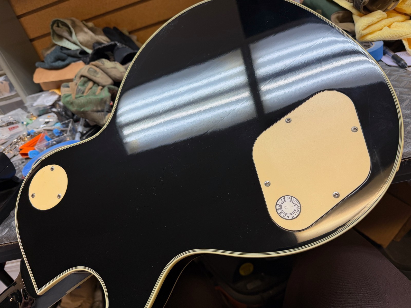 2000 Epiphone Ace Frehley Signature Les Paul Custom Black Burst -w/ VIDEO