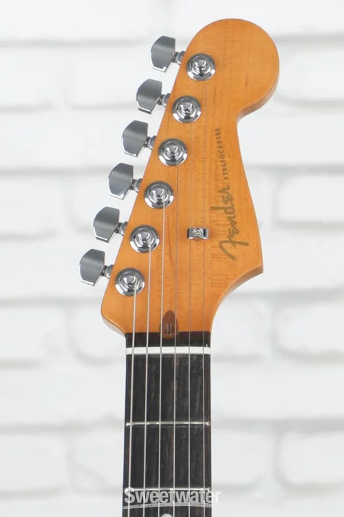 Fender American Ultra II Stratocaster HSS Electric Guitar – Noble Blue, Ebony