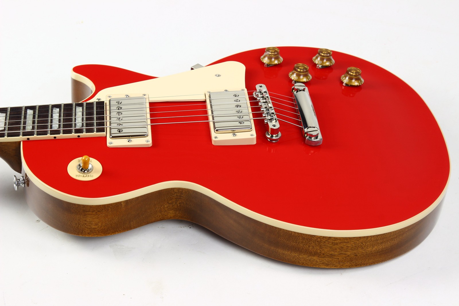 2023 Gibson USA 50s Les Paul Standard Cardinal Red Plain Top | Chunky Neck, MINT