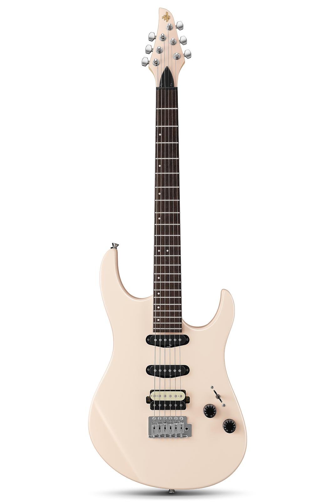 Donner DMT-66 Electric Guitar HSS Pickup Solid Body Pink + Tremolo Bar Gig Bag