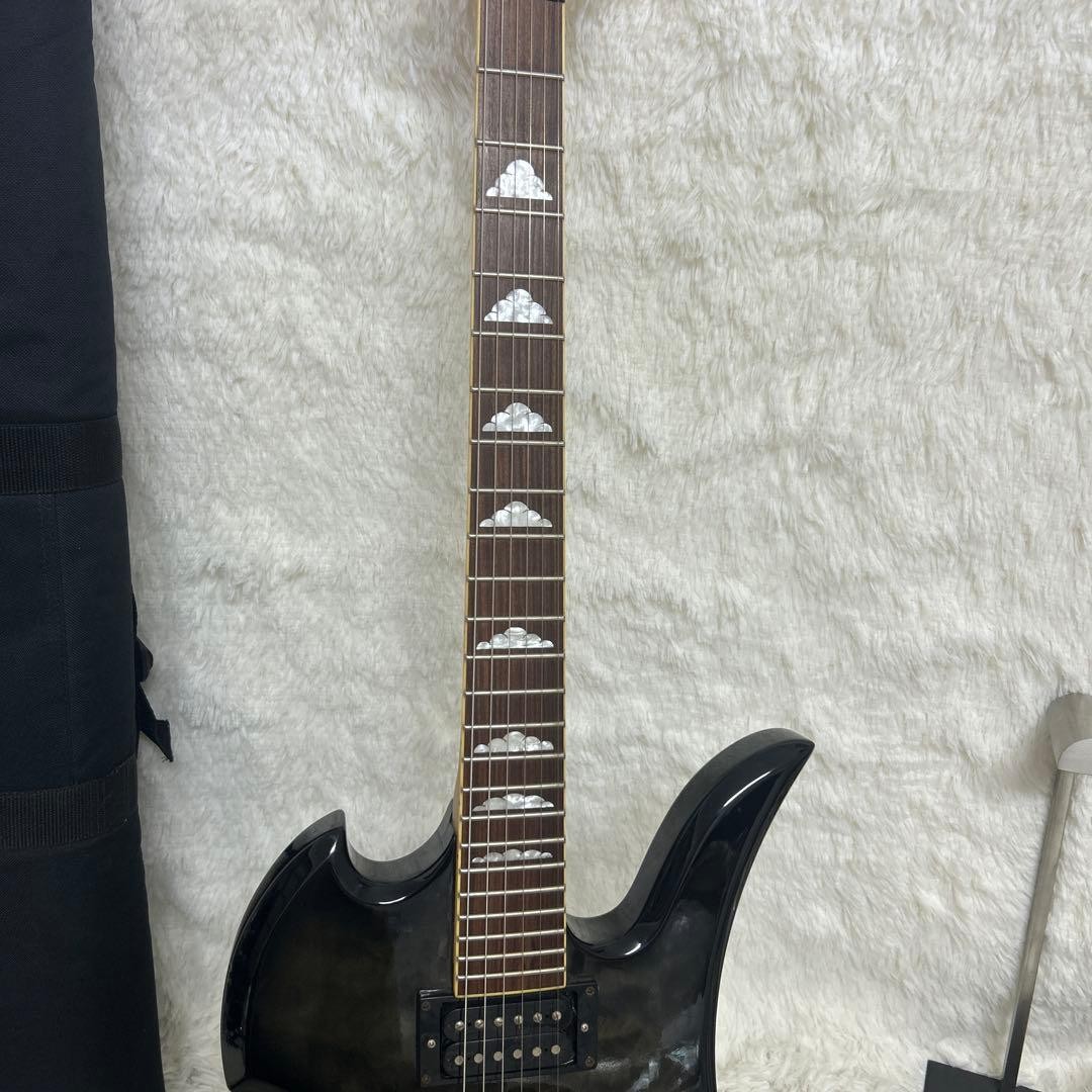 B.C. Rich Mockingbird model Black W/Gig bag Electric Guitar Used From Japan