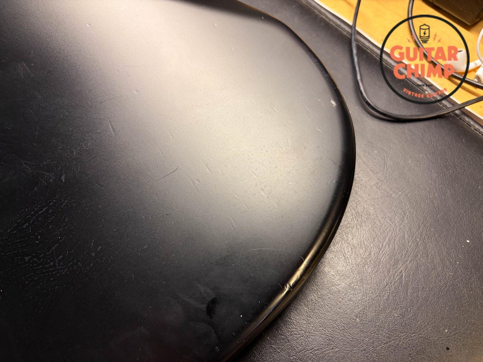 2010 Fender Japan MG69 Mustang Stop Tail – Matte Black w/ Matching Headstock | R