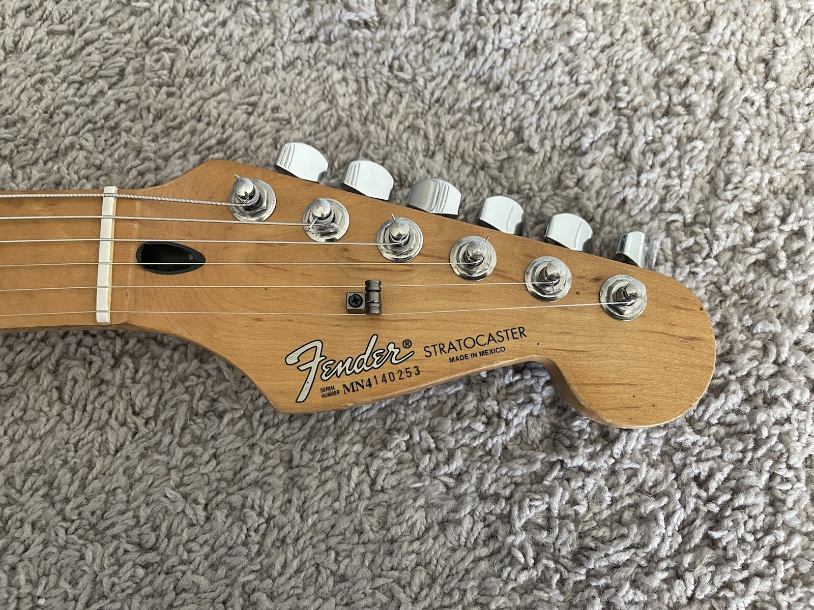 Fender Standard Stratocaster 1994 MIM HSH Torino Red Vintage Modified Guitar