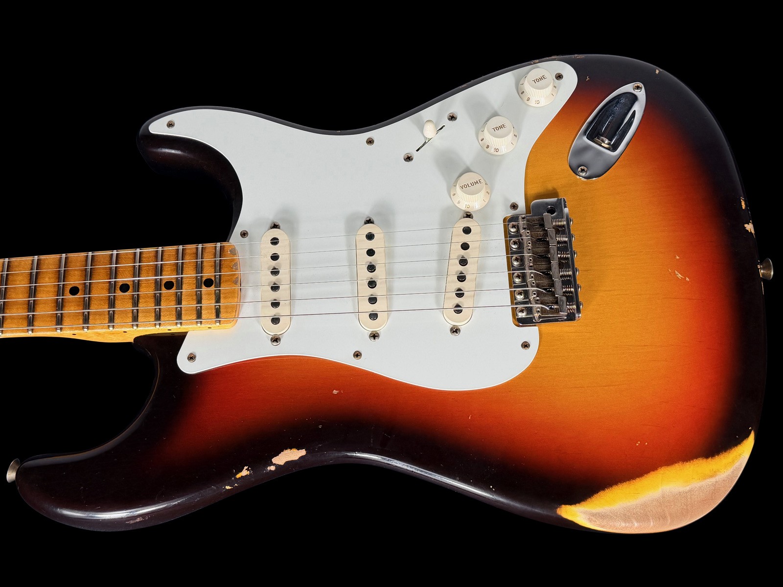 2023 FENDER STRATOCASTER ’58 CUSTOM SHOP 1958 REISSUE STRAT RELIC CHOCOLATE 3TSB