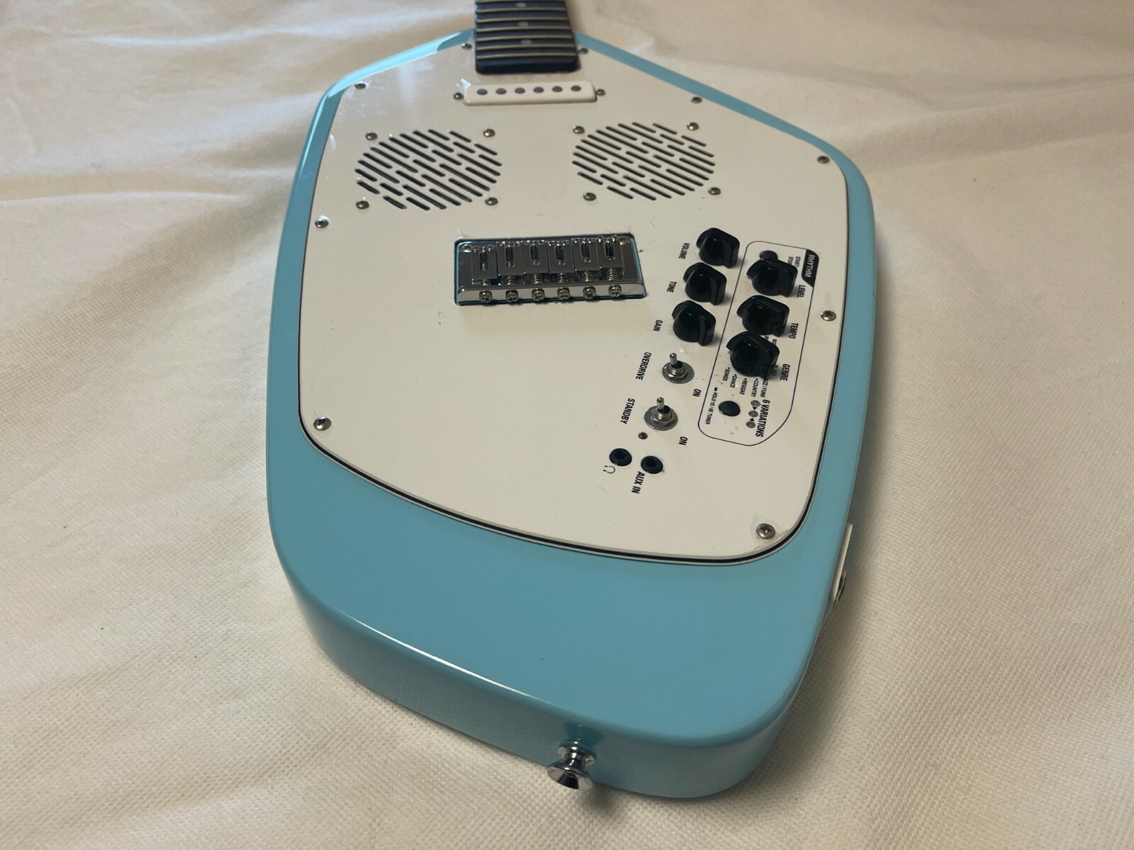 VOX APACHE-2 Phantom Guitar Sonic Blue Built-in Speaker Battery Drive