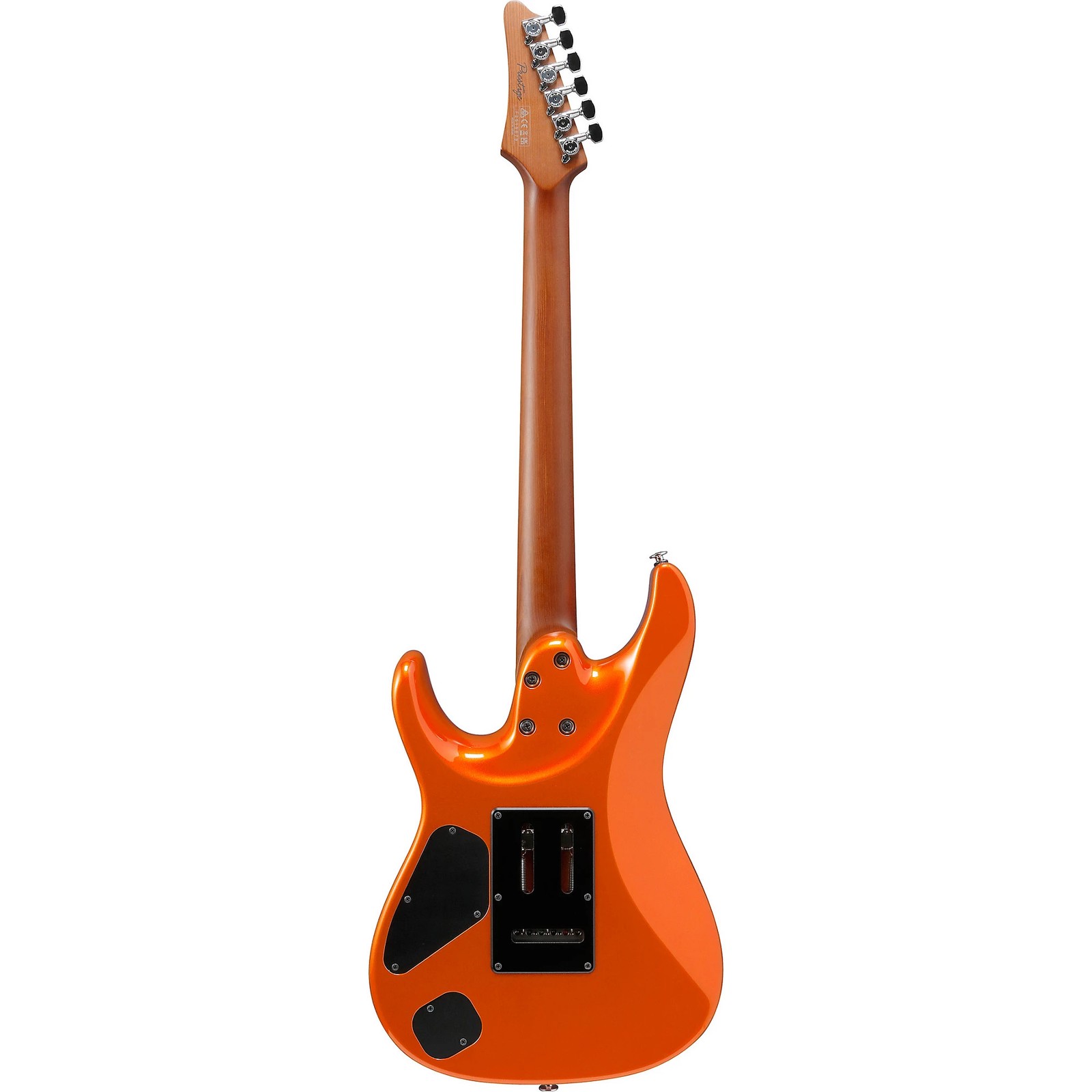 Ibanez AZ2402 Prestige Electric Guitar, Roasted Maple, Roadster Orange Metallic