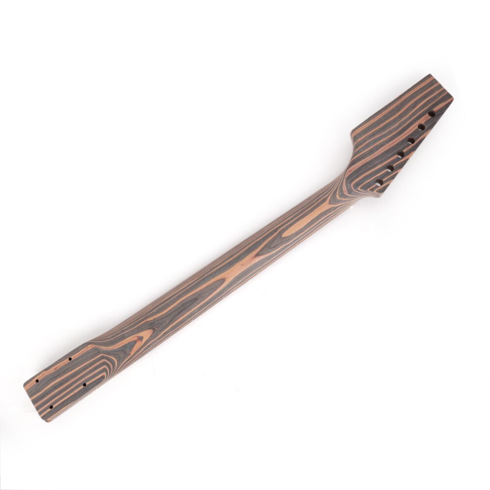 DIY 6 Six String Electric tl Guitar Kit Zebrawood Body Neck Fingerboard