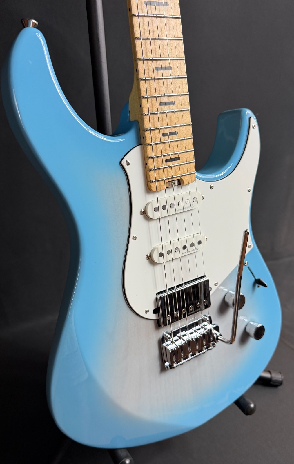 Yamaha PACP12M Pacifica Professional HSS Electric Guitar Beach Blue Burst Finish