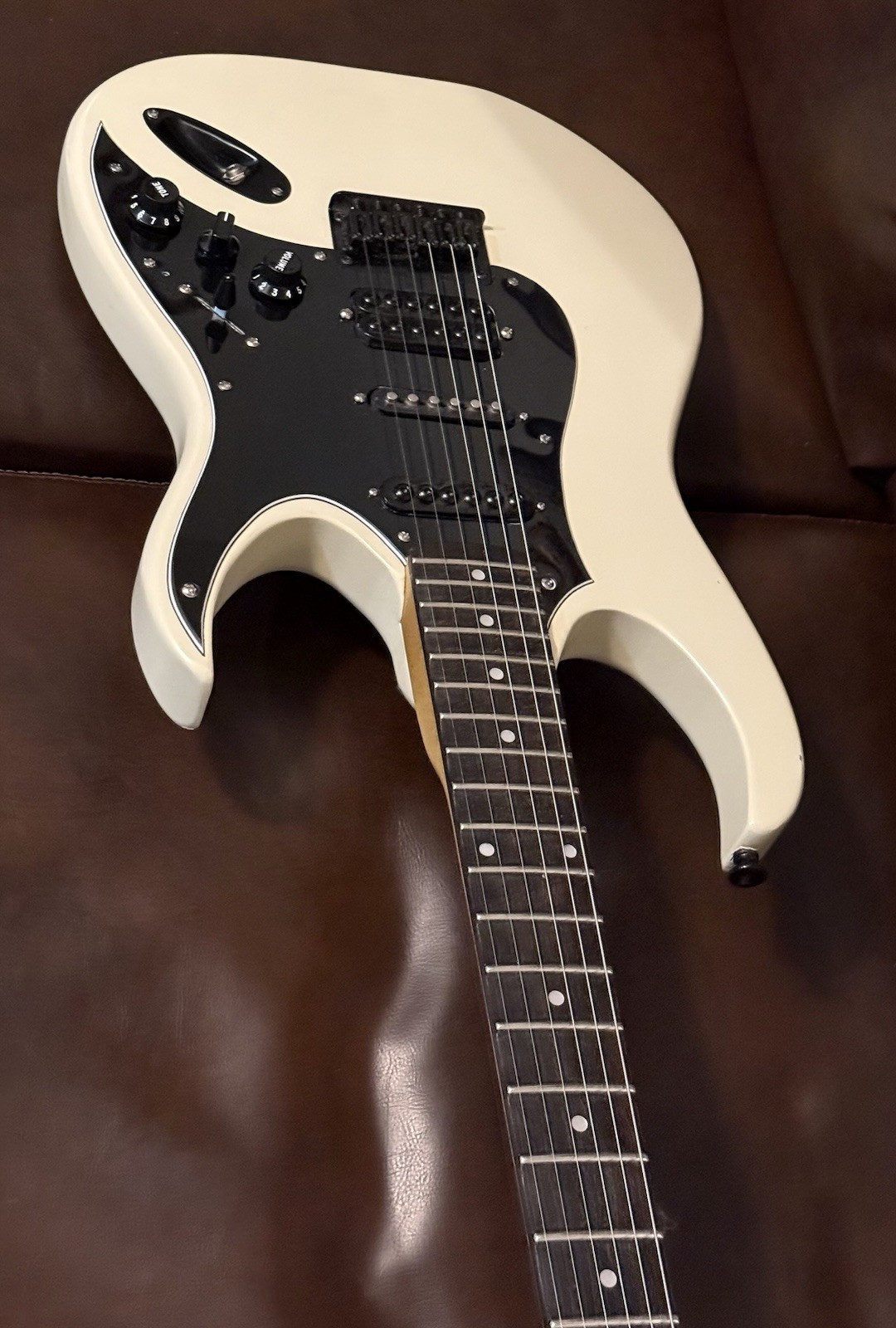 Custom Luthier Built Super Strat Style Hardtail Guitar Bone Nut Maple Neck