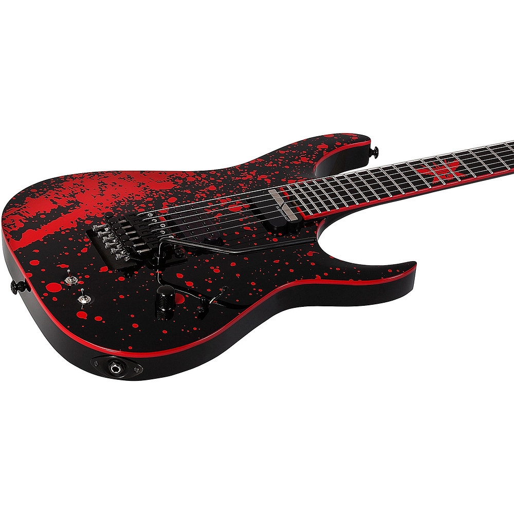 Schecter Guitar Research Sullivan King Banshee6 FRS Guitar Obsidian Blood