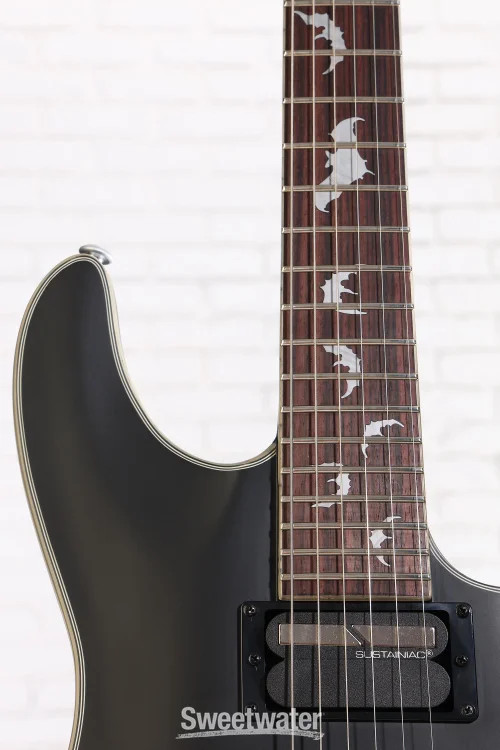 Schecter Damien Platinum-6 FR S Electric Guitar – Satin Black