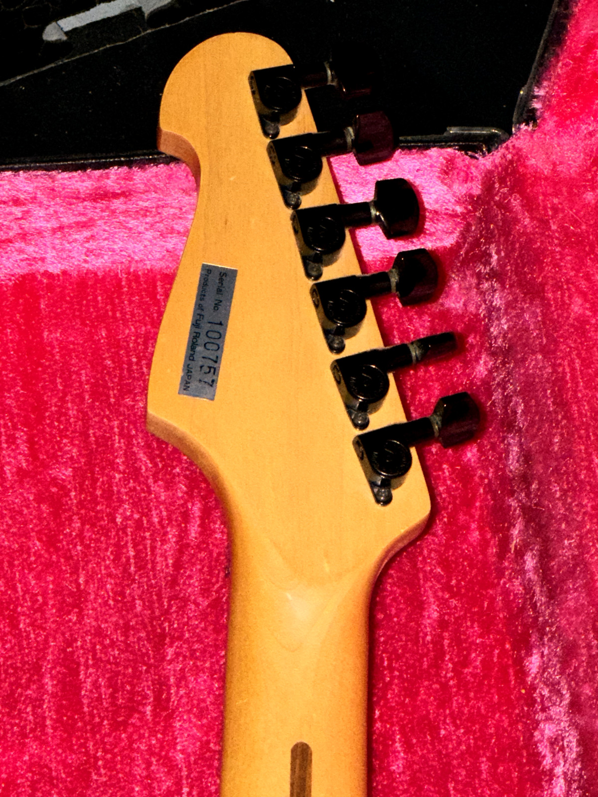 Fuji Roland Electric Guitar Synthesizer 6 String Serial #100757 CASE + OG Lyrics