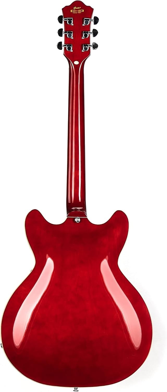 Versatile Red Electric Guitar with P-90 Pickup & Instant Playability Accessories