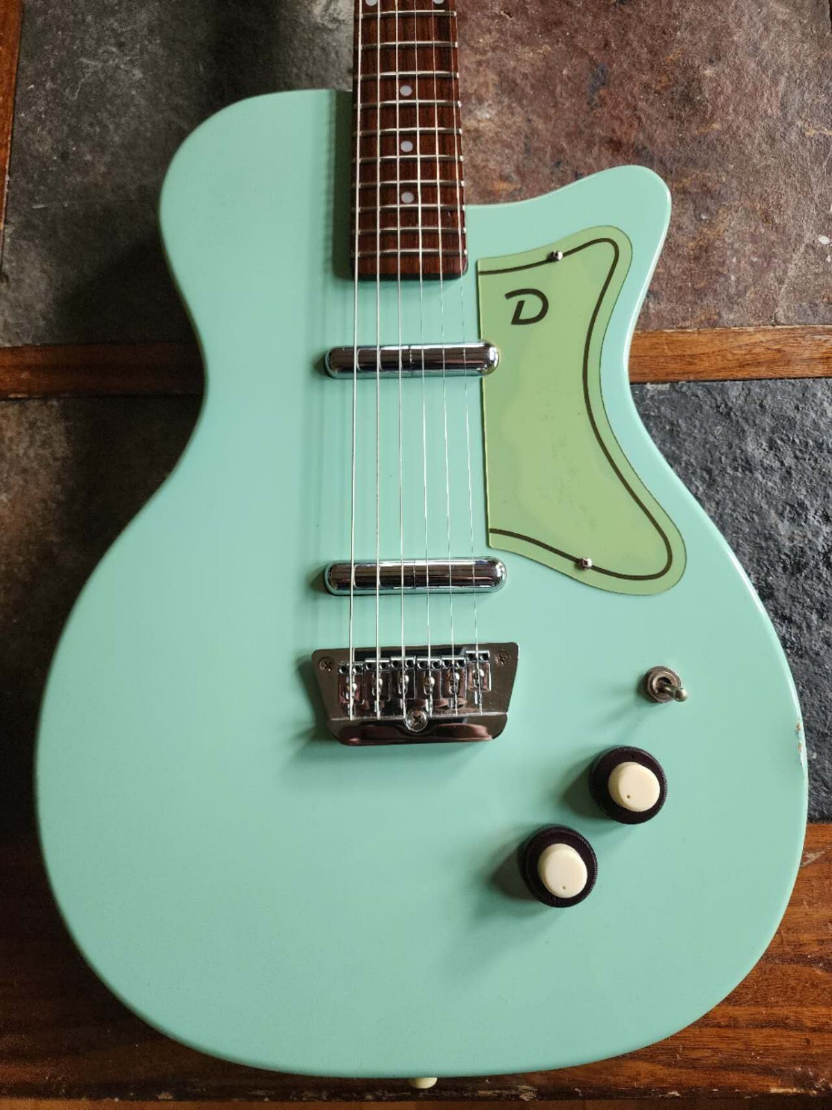 Danelectro U2 56 Reissue ’90s – seafoam green