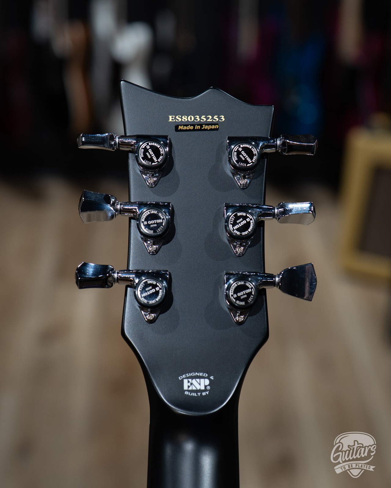 ESP E-II Eclipse BB Bold Binding EMG Guitar w/ Case – Black Satin (B-stock)