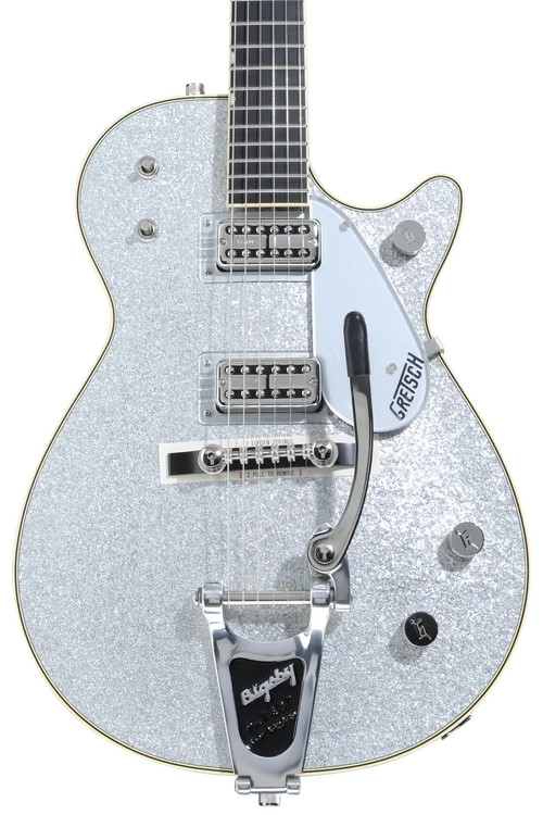 Gretsch G6129T-59 Vintage Select Edition ’59 Duo Jet – Silver Sparkle