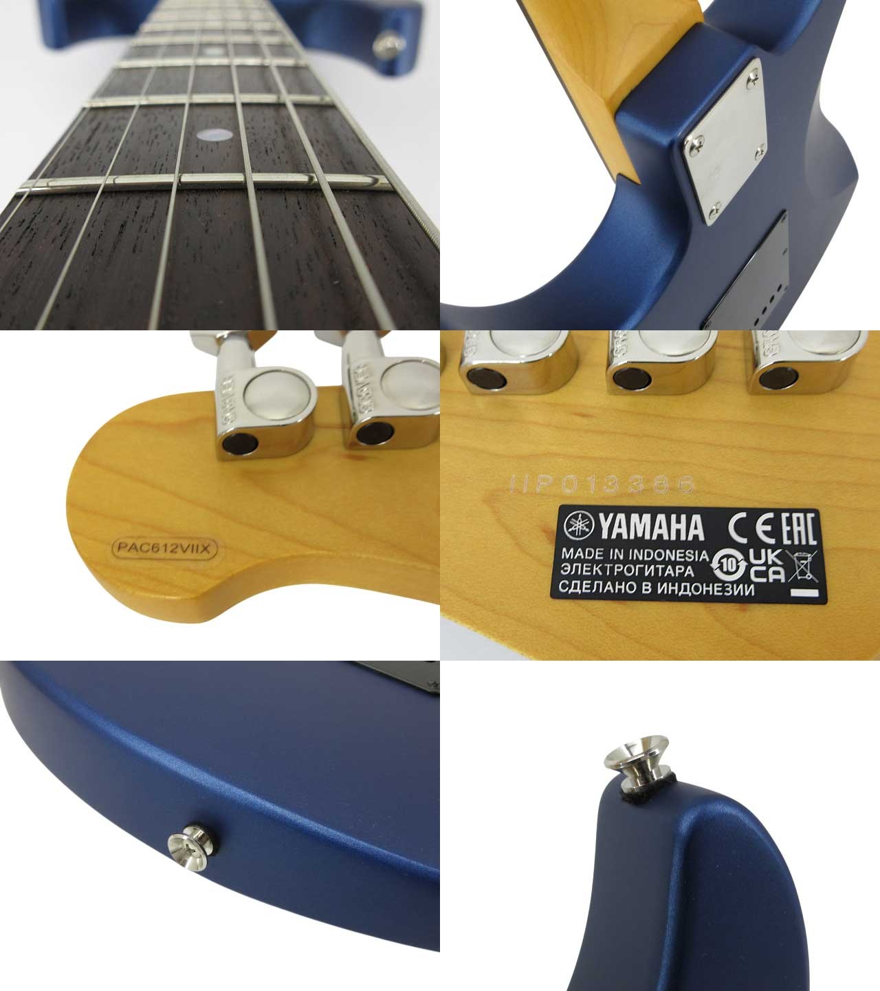 Yamaha Pacifica Pac612 Viix Msb Matte Silk Blue/2022 St Type