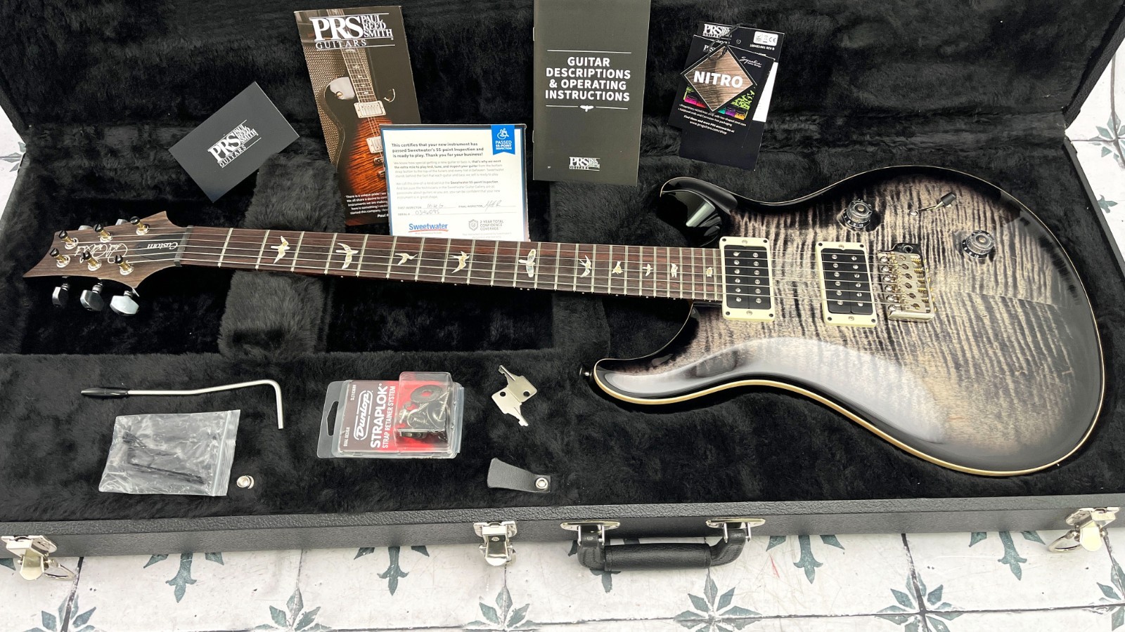 PRS Custom 24 • Charcoal • 2022 #0517
