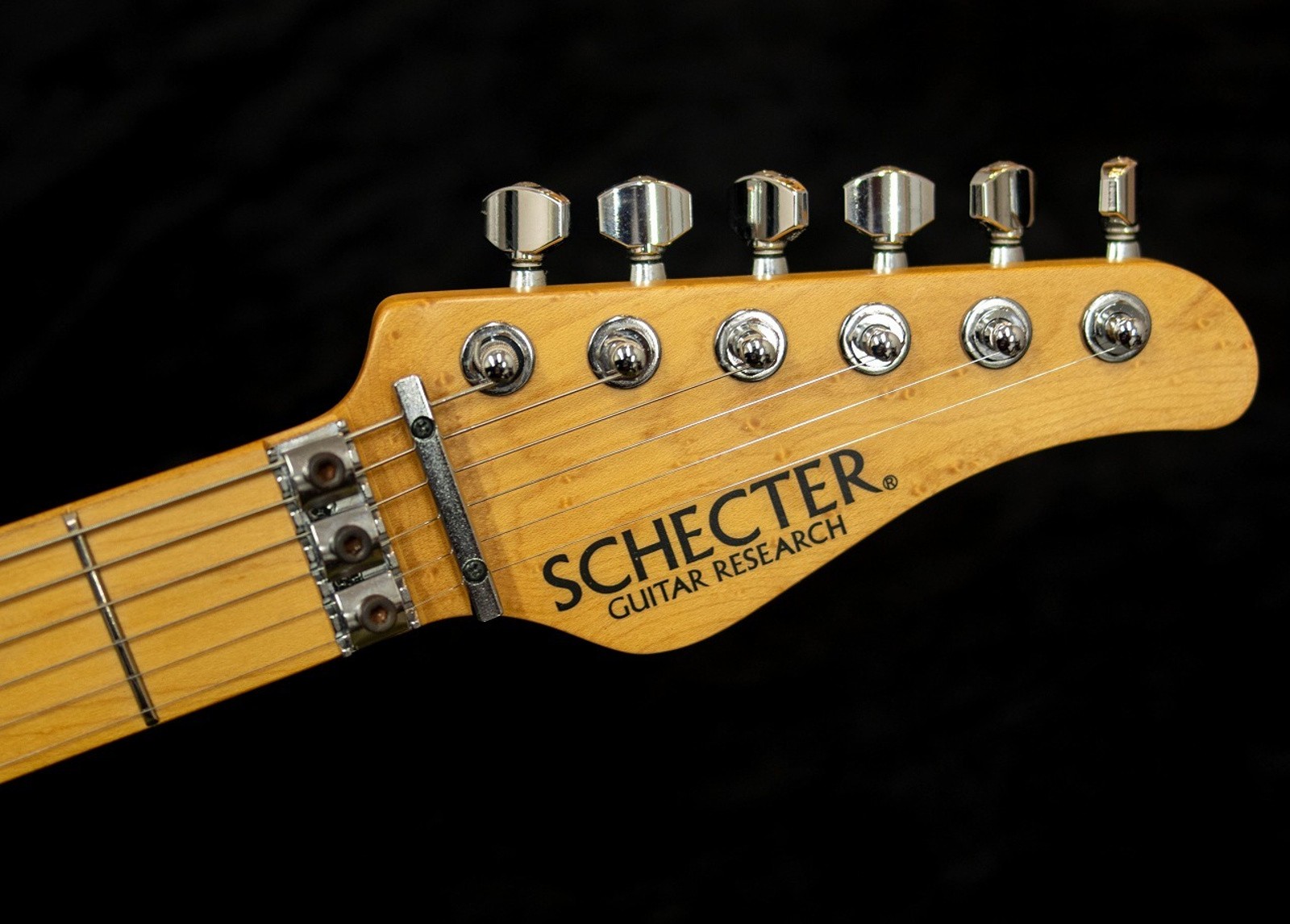 Schecter SD-2-24-AS PUR See-thru Purple Used 2010 Maple Fingerboard w/Soft Case