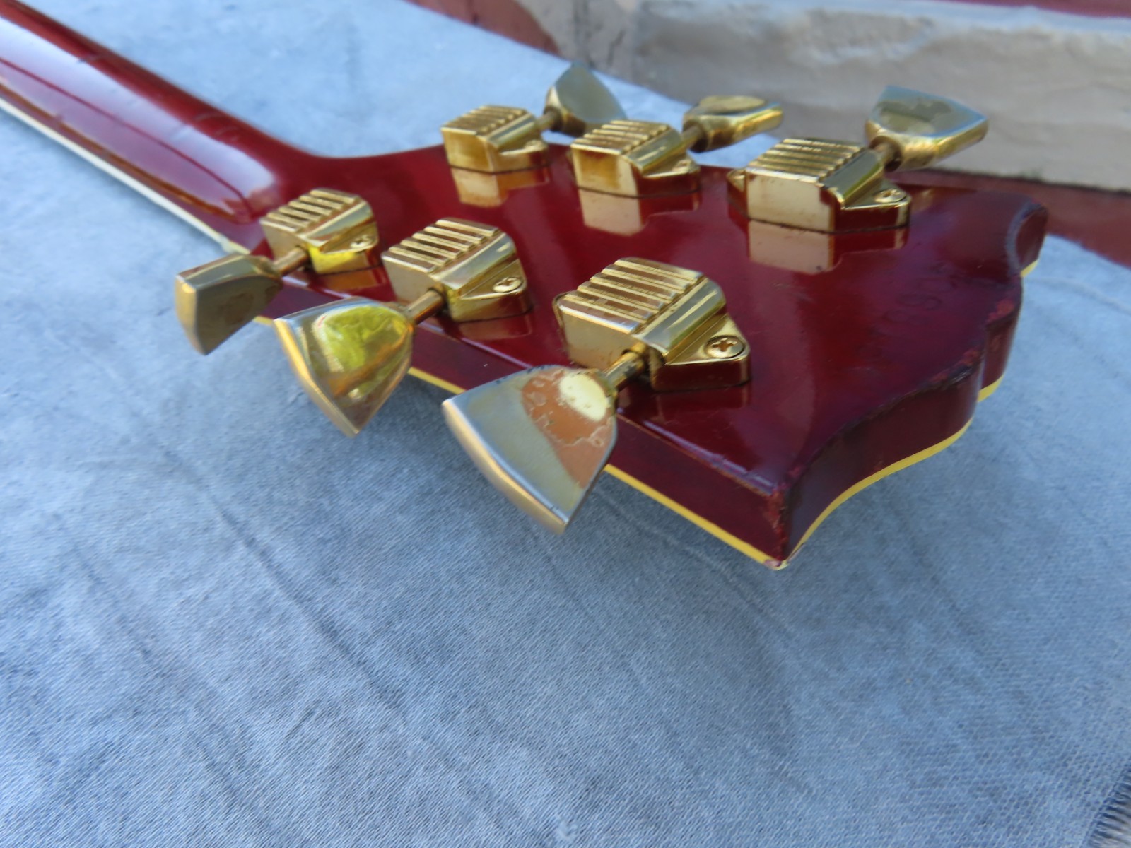 GIBSON 1966 ES-355-TD-SV CHERRY LEFT HANDED BIGSBY 1 OWNER ORIGINAL AMAZING!