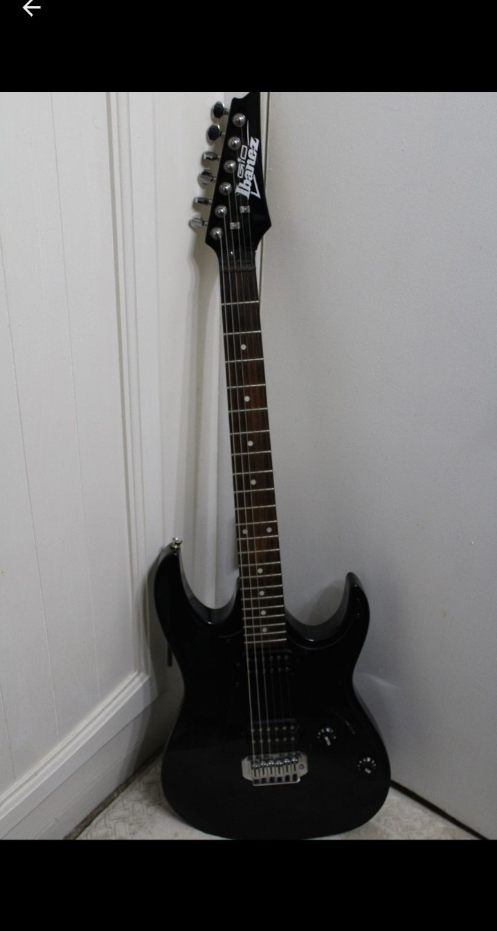 Ibanez GSA60 6-String Solid Body Electric Guitar Black Right-Handed